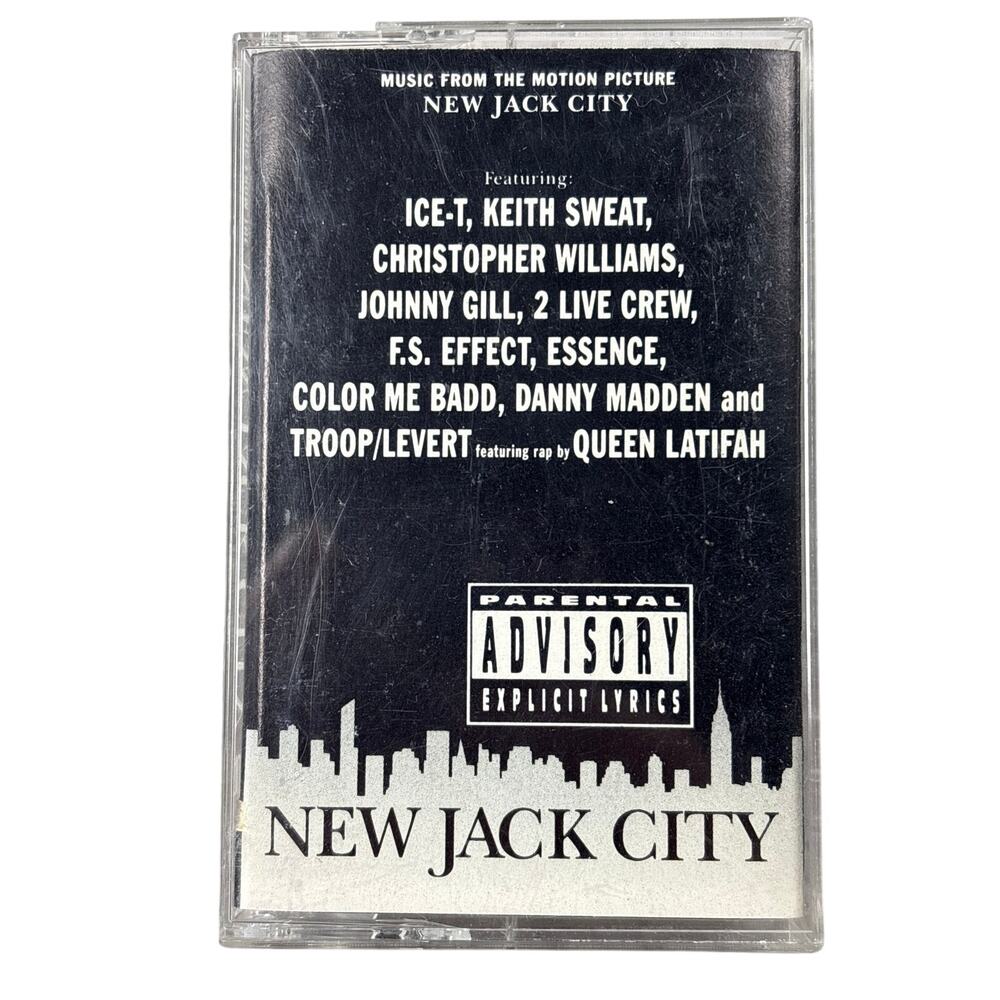 NEW JACK CITY Cassette Tape 90s Hip Hop ORIGINAL SOUNDTRACK ICE T 2 LIVE CREW
